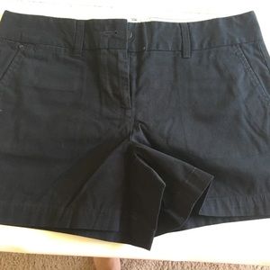 LOFT Black Khaki Shorts